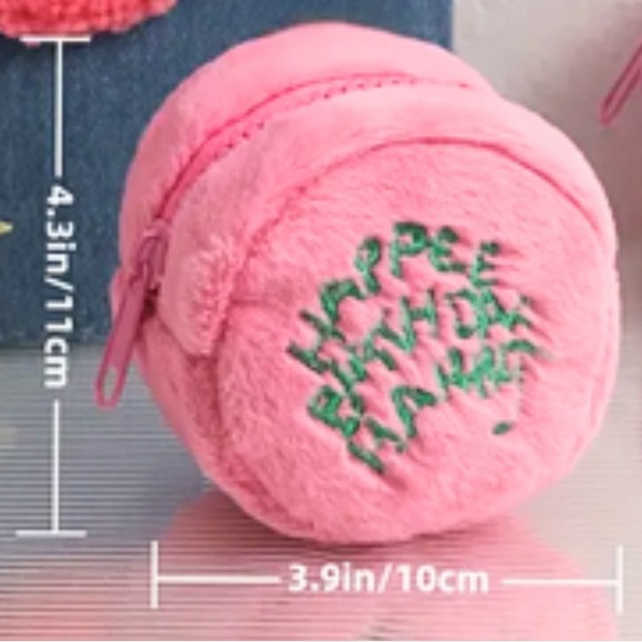 Zipper Pouch Purse Harry Potter Hagrid Birthday Cake Hogwarts Wizard Witch Magic - Picture 2 of 5